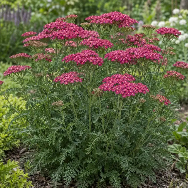 Common Yarrow - Dark Pink Â· Rosa Maria â€” AI reference illustration; actual stock varies