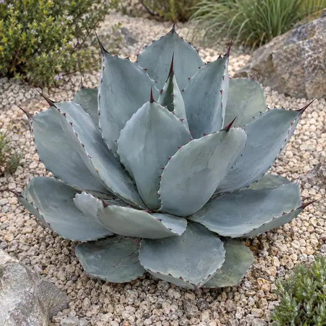 Agave celsii 'Nova' â€” AI reference illustration; actual stock varies