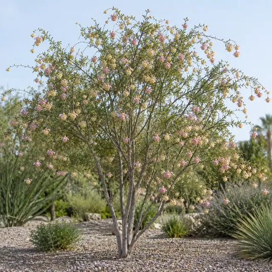 Baja Tree Verbena â€” AI reference illustration; actual stock varies
