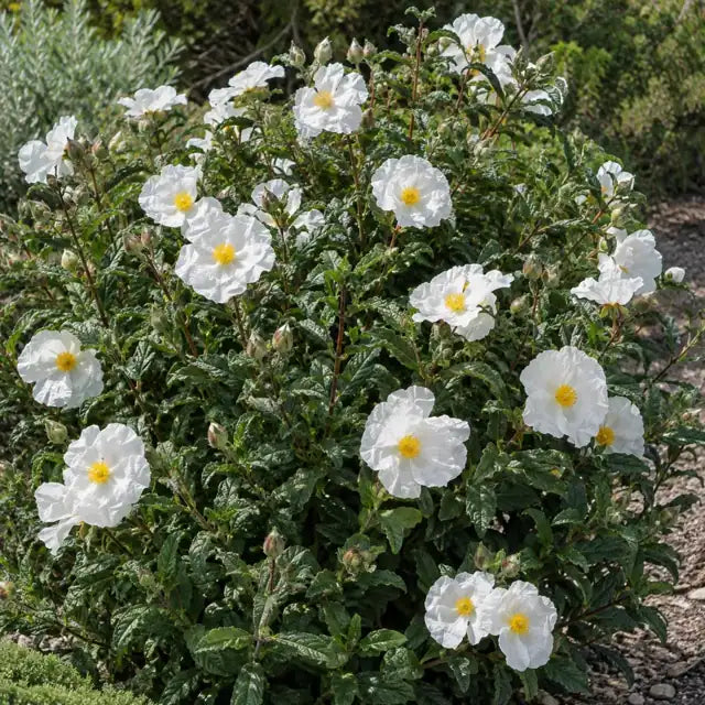 Rockrose Hybrid Â· Bennett â€” AI reference illustration; actual stock varies